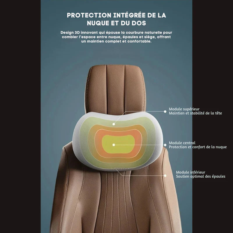 ErgoComfort™ Ergonomic Car Pillow – Neck & Back Pain Relief