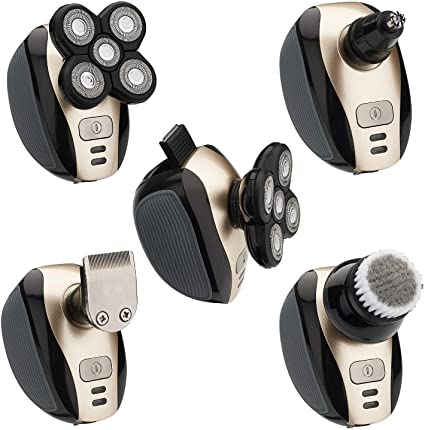 5-in-1 Professional Electric Razor – 24h+ Battery Life