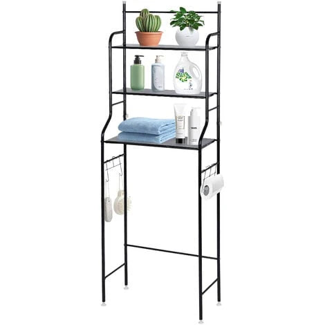 CleanSpace™ 3-Tier Toilet Shelf – Practical & Elegant Storage