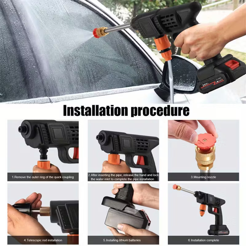 Portable Cordless Pressure Washer – Powerful Cleaning Anywhere, Anytime