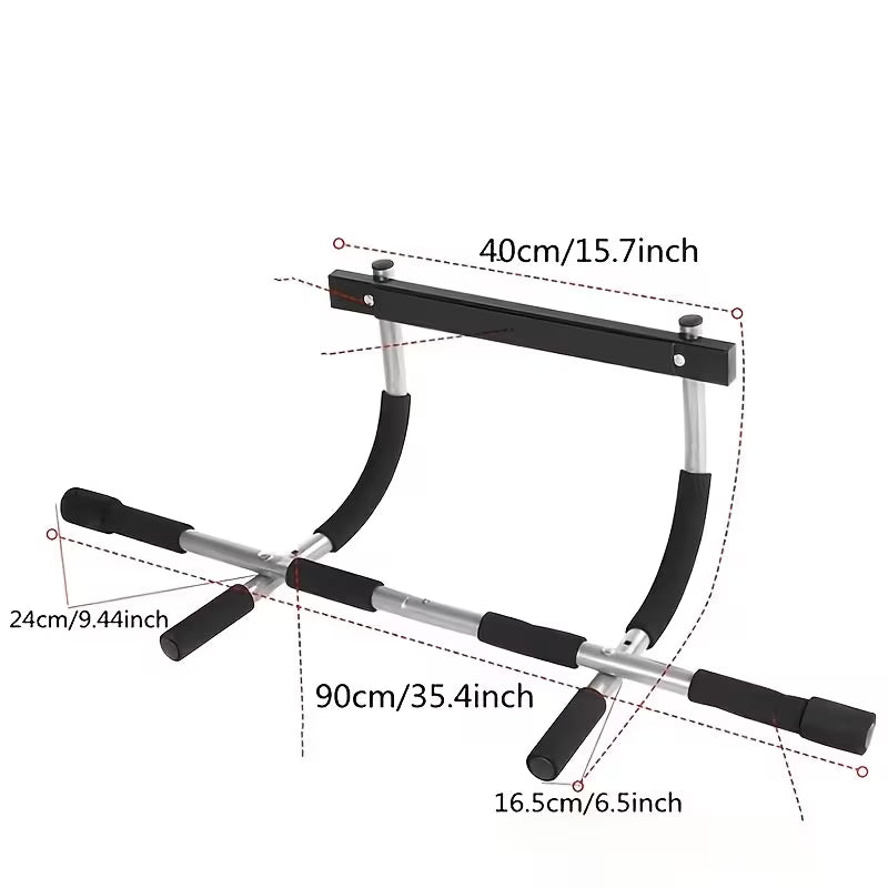 12-Position Wall Pull-Up Bar – Multifunction Home Strength Training