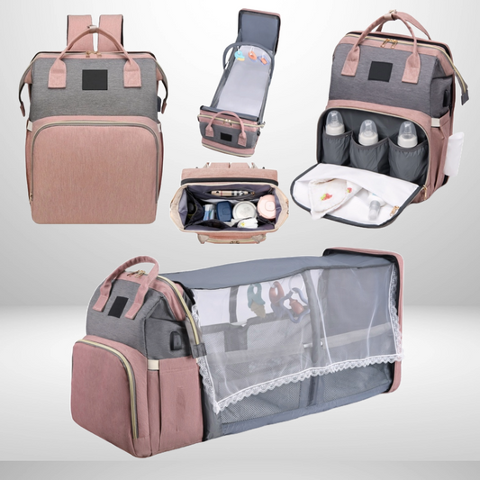 Teeny Traveler Diaper Bag – The Ultimate Convertible Parent Bag