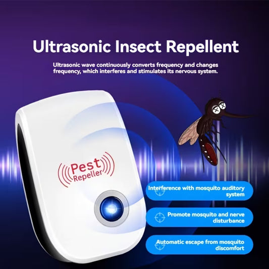 SafeWave® Pest Reject Ultrasonic Electronic Pest Repeller - Chemical-Free Solution