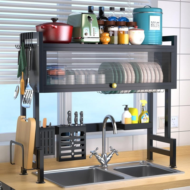 3-Tier Large Capacity Rustproof Dish Rack