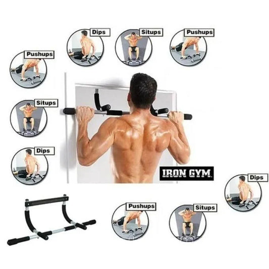 12-Position Wall Pull-Up Bar – Multifunction Home Strength Training